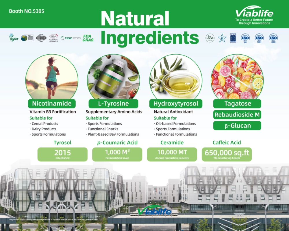 Viablife의 추천 천연 성분 Featured Natural Ingredients from Viablife